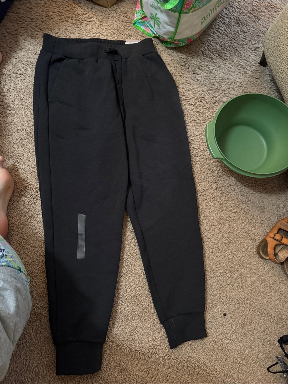 CALIA by Carrie Underwood Black Women's Jogger Track Pants